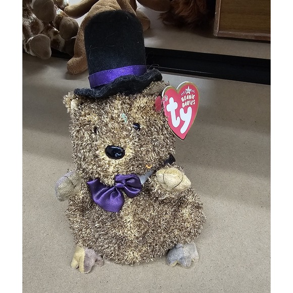 Beanie Babies Other - Ty‎ Beanie Baby PUNXSUTAWNEY PHIL 2006 Groundhog 6.5"